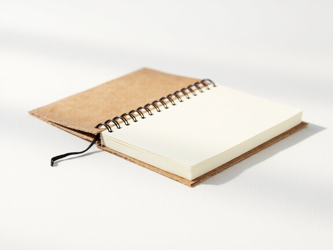 A5 Kraft Spiral Notebook